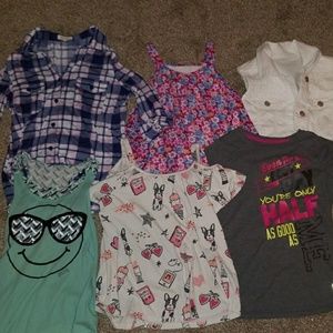 Girls 6 top bundle (size 10-12)